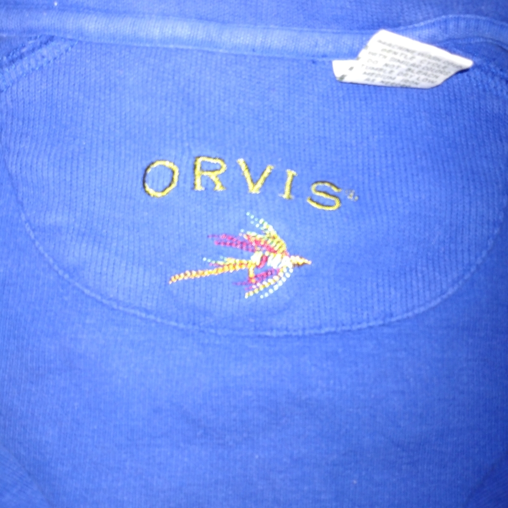 Orvis Quarter Zip Pullover Jacket Medium - image 4